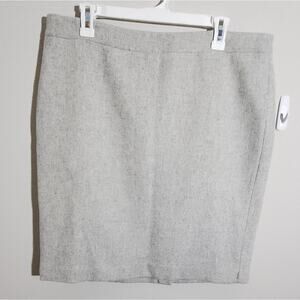 J. crew wool blend‎ pencil skirt plus size 14